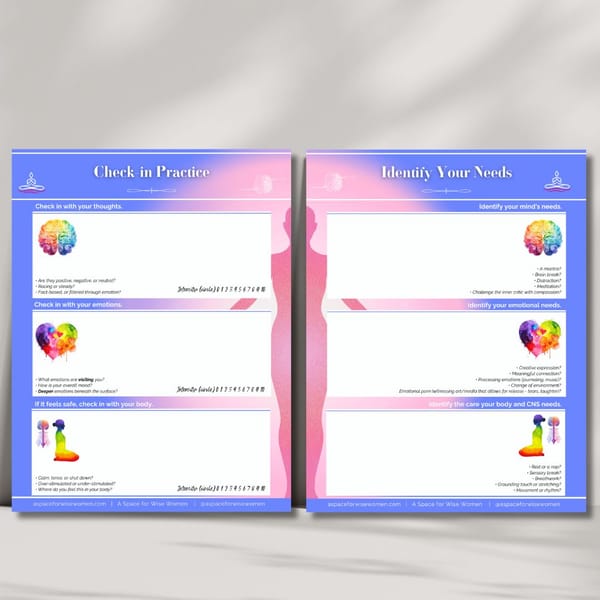 A Simple Practice to Check In and Care for What You Need